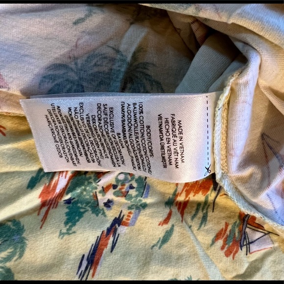 Ralph Lauren Hawaiian Polo Yellow Size Large - Picture 5 of 5